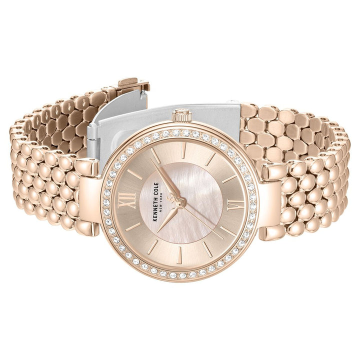 Kenneth Cole KCWLG0101802LD Pink Mother Of Pearl Dial Women&