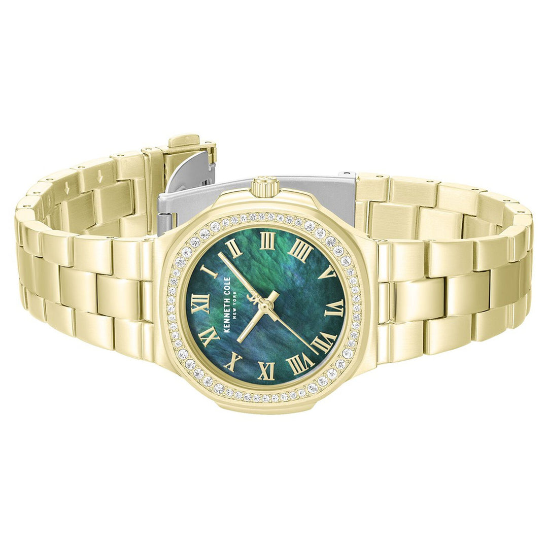 Kenneth Cole KCWLG0102401LD Green Mother Of Pearl Dial Women&