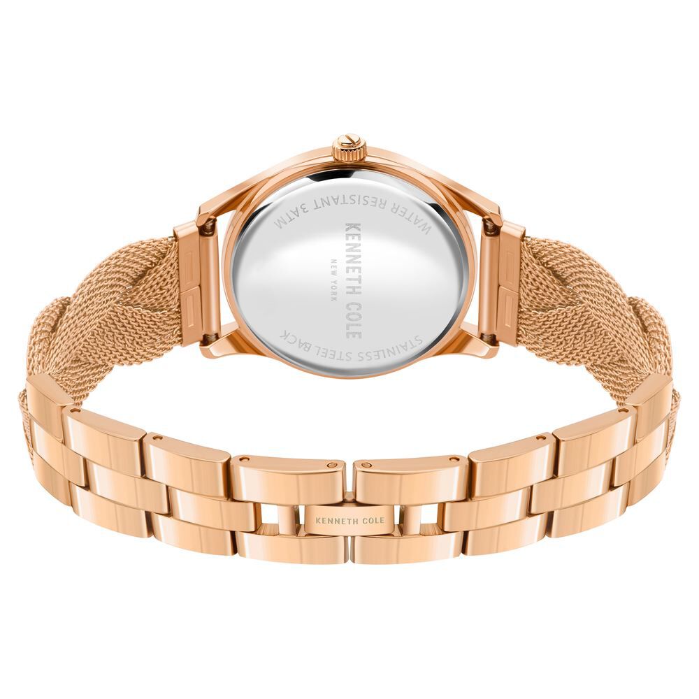 Kenneth Cole Quartz Analog Mother Of Pearl Dial Stainless Steel Strap Watch For Women