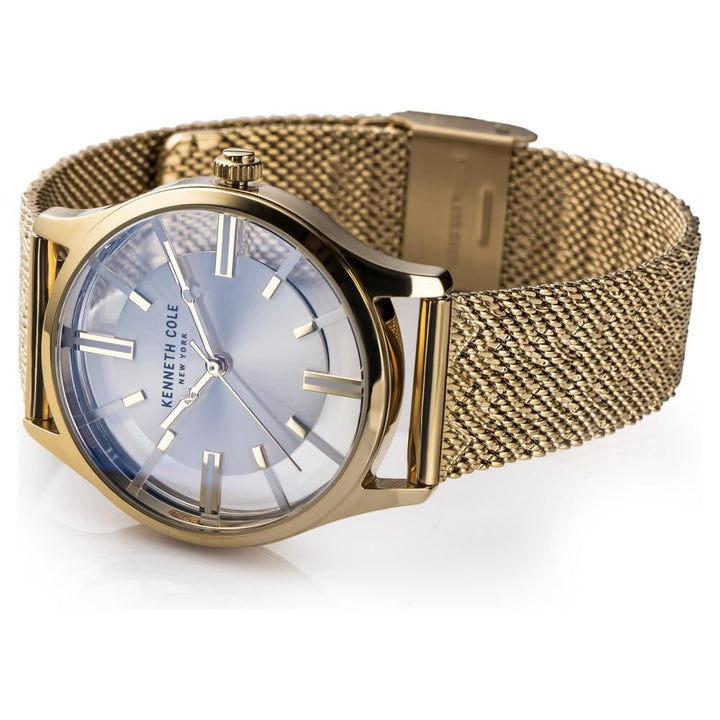 Kenneth Cole Quartz Analog Silver Dial Silicone Strap Watch For Women