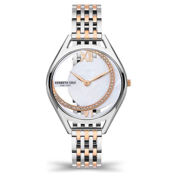 Kenneth Cole Quartz Analog White Dial Stainless Steel Strap Watch For Women