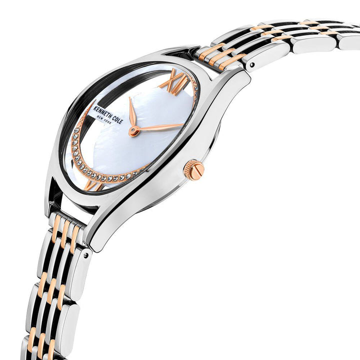 Kenneth Cole Quartz Analog White Dial Stainless Steel Strap Watch For Women