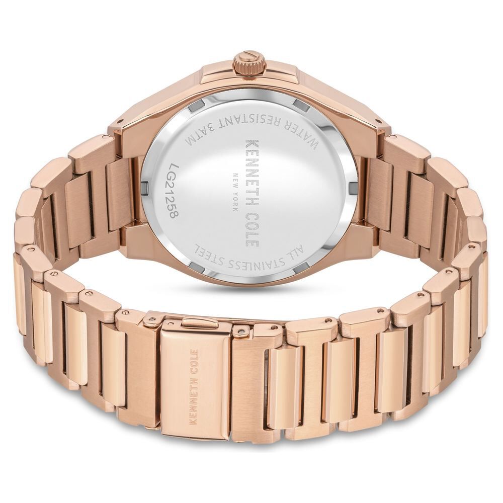 Kenneth Cole Quartz Analog Maroon Dial Stainless Steel Strap Watch for Women KCWLG2125803LD