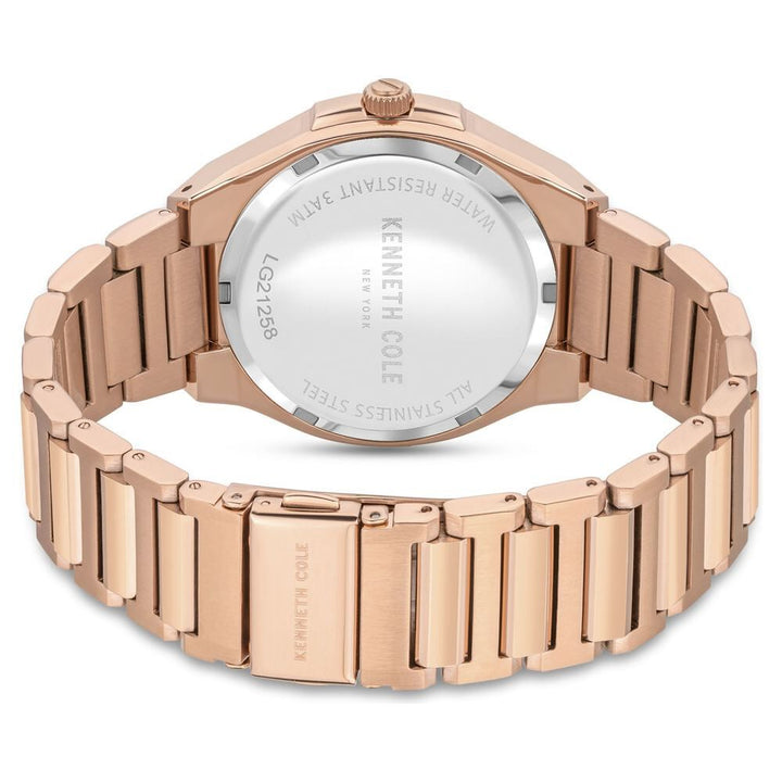 Kenneth Cole Quartz Analog Maroon Dial Stainless Steel Strap Watch for Women KCWLG2125803LD