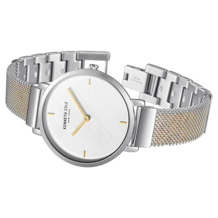 Kenneth Cole Quartz Analog Silver Dial Stainless Steel Strap Watch for Women NEKCWLG2219901LD