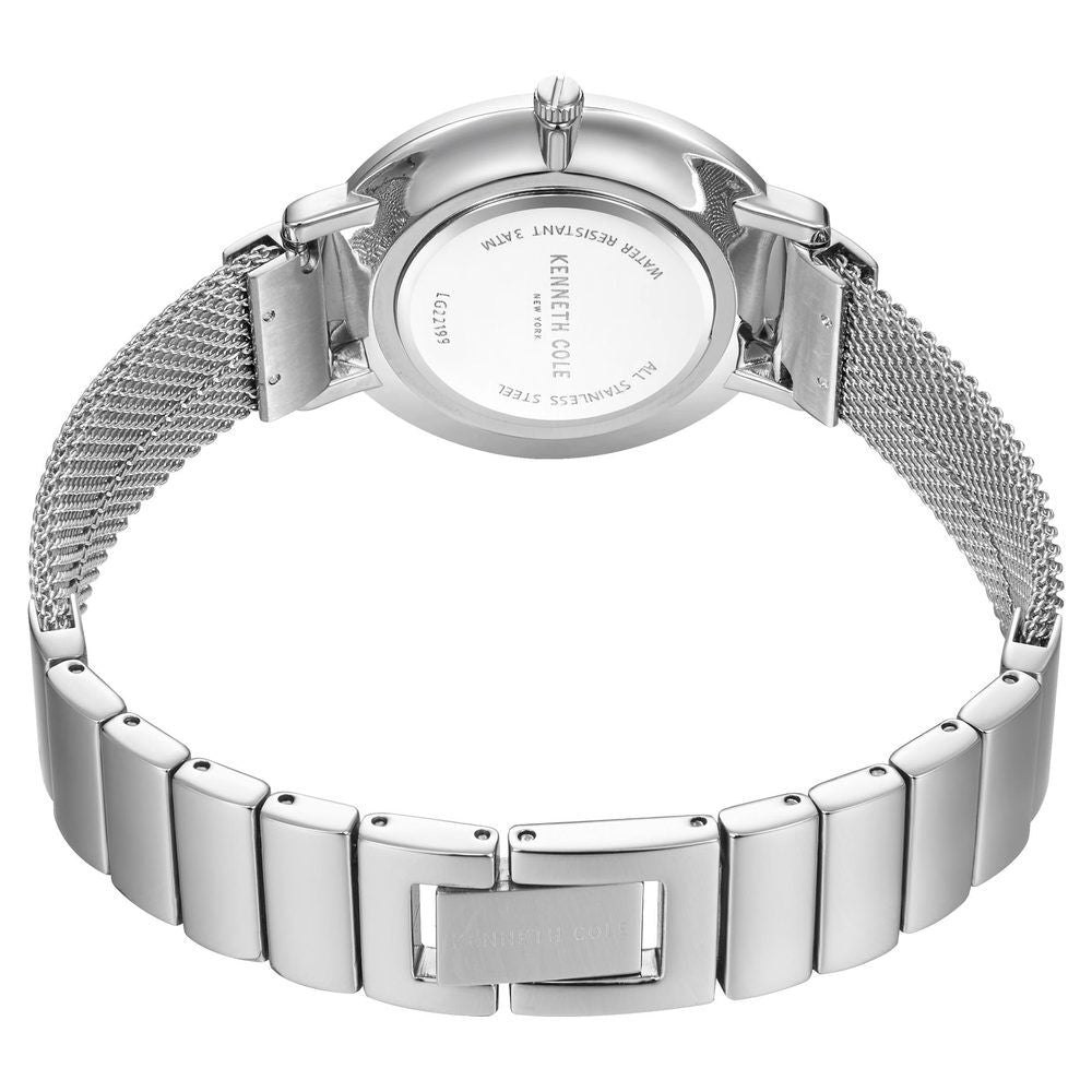 Kenneth Cole Quartz Analog Silver Dial Stainless Steel Strap Watch For Women