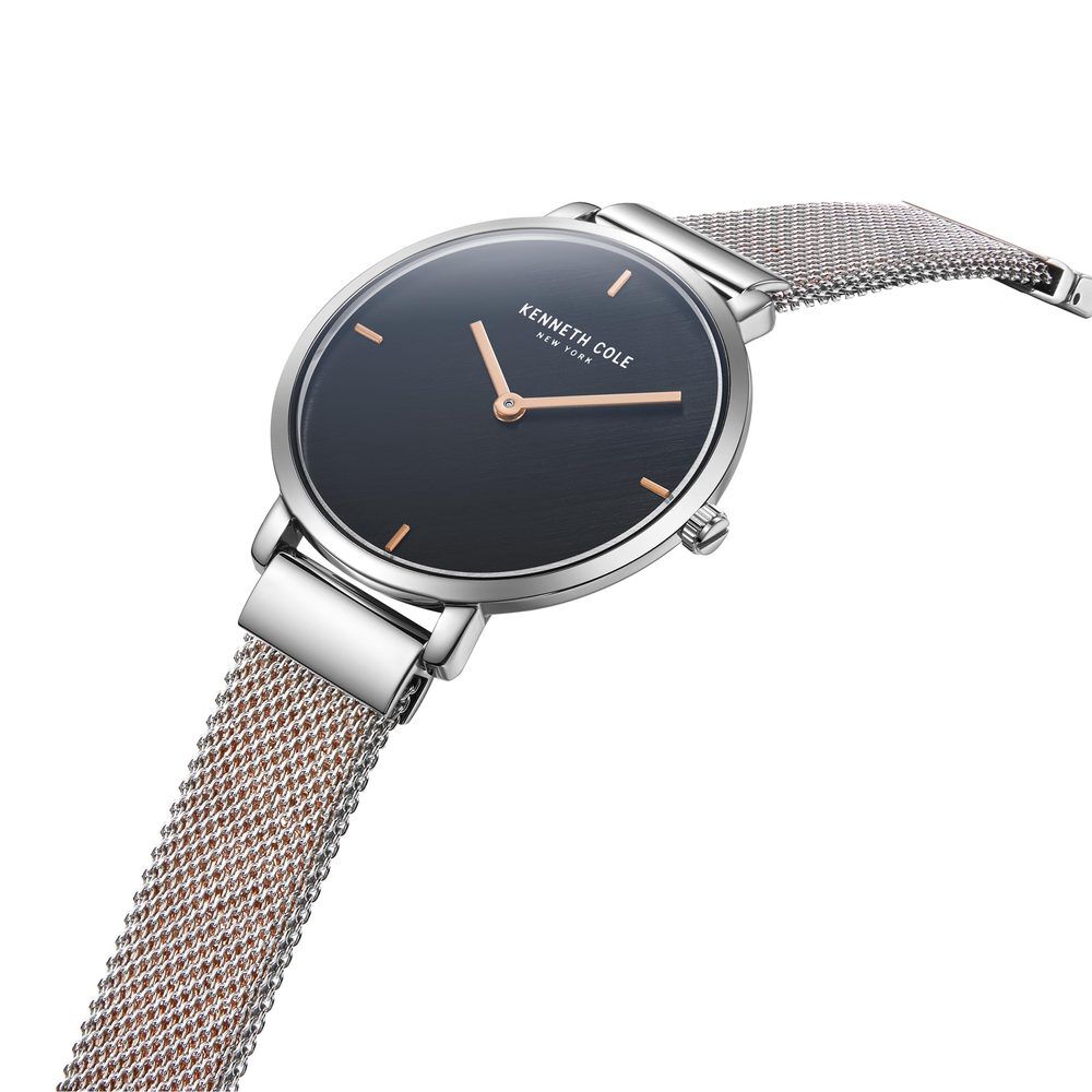 Kenneth Cole Quartz Analog Black Dial Stainless Steel Strap Watch for Women NEKCWLG2219902LD