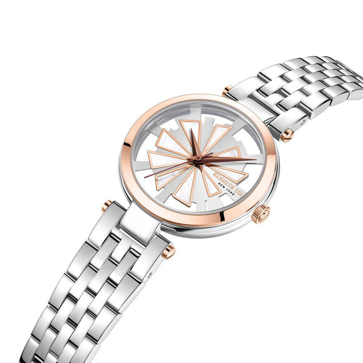 Kenneth Cole Quartz Analog White Dial Stainless Steel Strap Watch For Women
