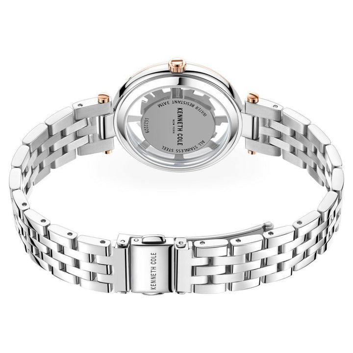 Kenneth Cole Quartz Analog White Dial Stainless Steel Strap Watch For Women