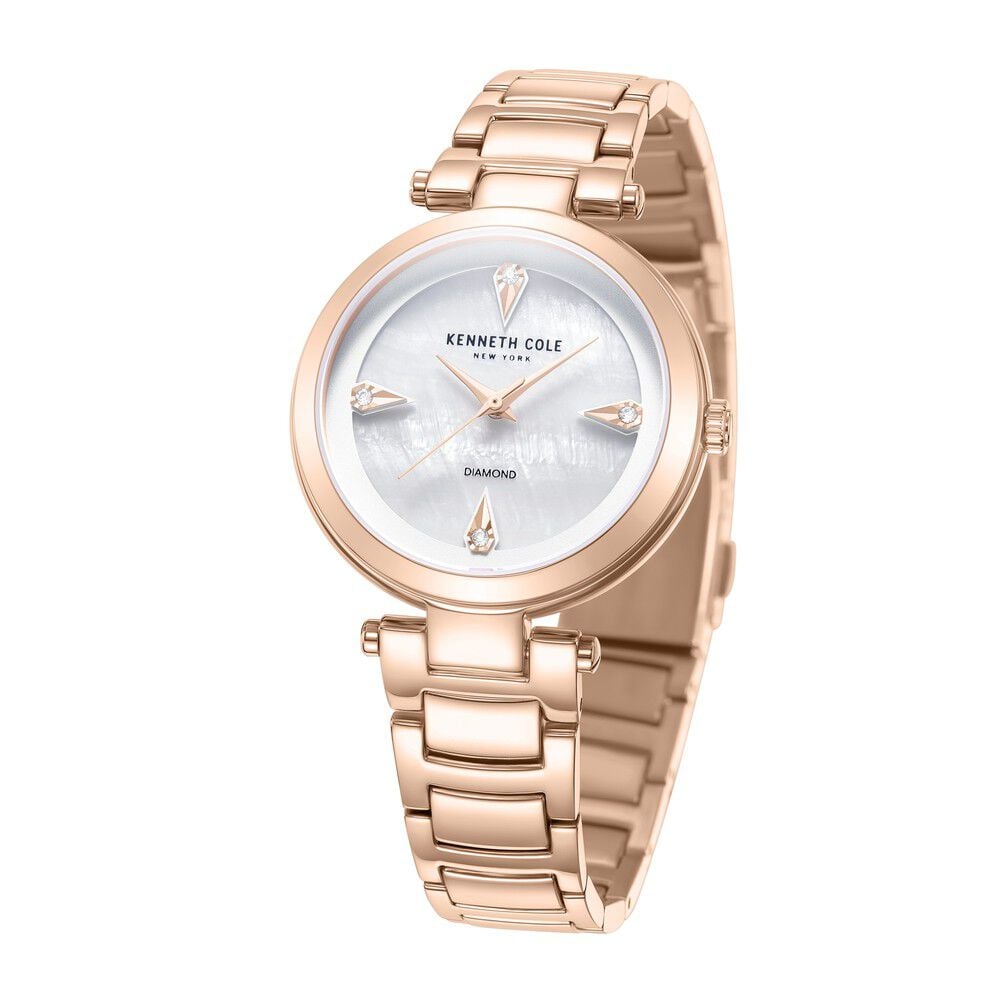 Kenneth Cole Quartz Analog White Dial Stainless Steel Strap Watch for Women