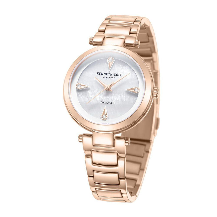 Kenneth Cole Quartz Analog White Dial Stainless Steel Strap Watch for Women
