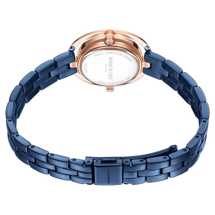 Kenneth Cole Quartz Analog Blue Dial Stainless Steel Strap Watch for Women KCWLG2237103LD