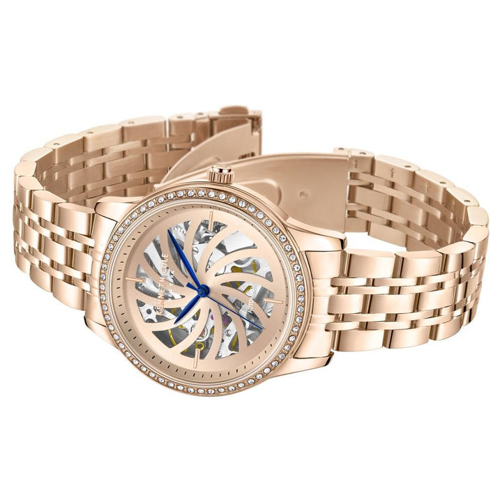 Kenneth Cole Automatic Analog Rose Gold dial Metal Strap Watch for Women KCWLL0016602LD