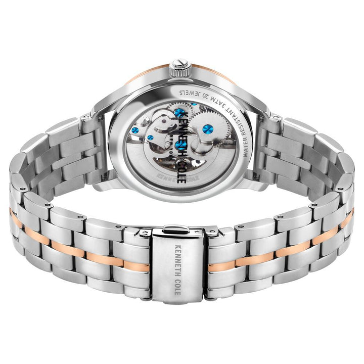 Kenneth Cole Automatic Silver Dial Stainless Steel Strap Watch for Women NEKCWLL2105402LD