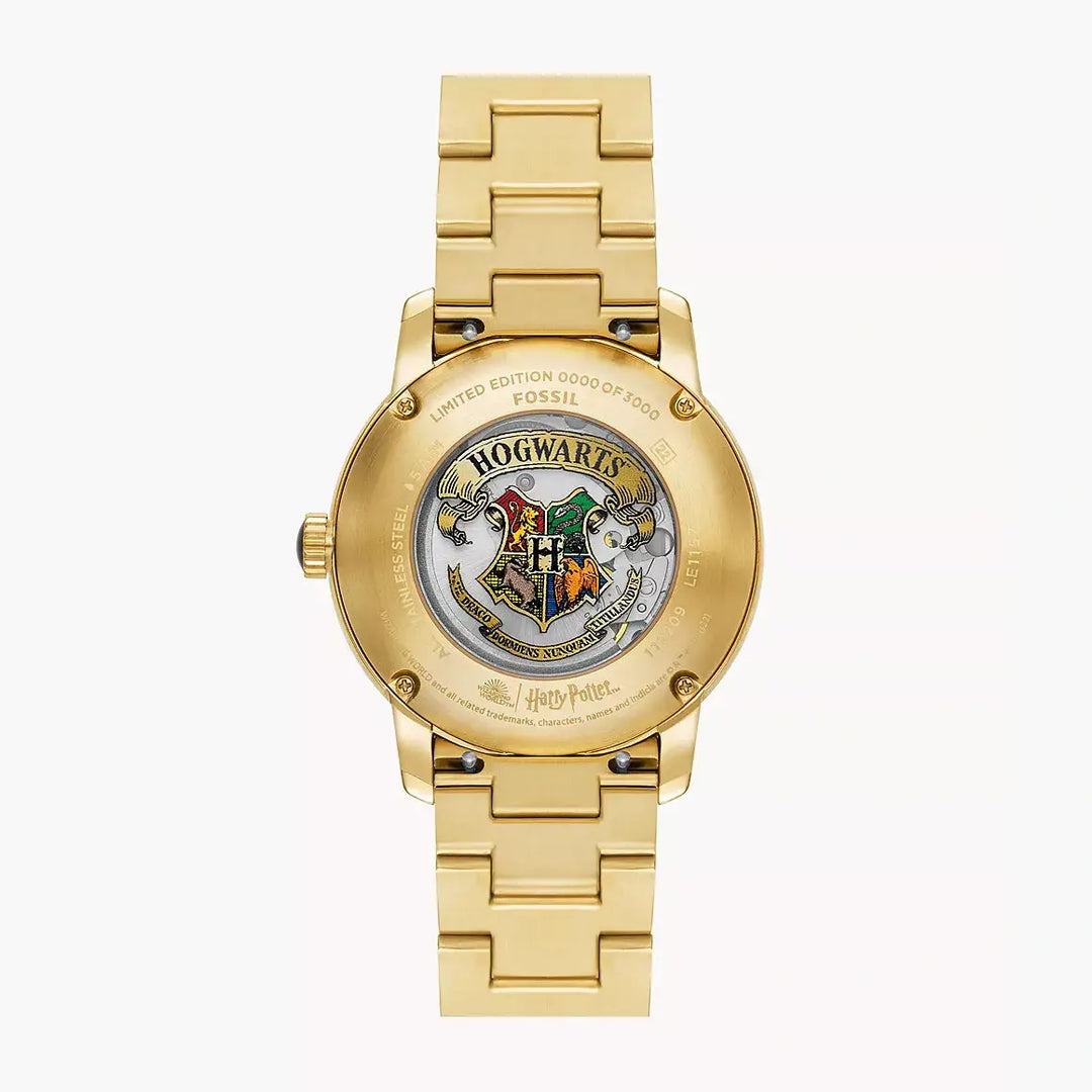 Fossil Limited Edition Harry Potter™ Automatic Gold-Tone Stainless Steel Watch