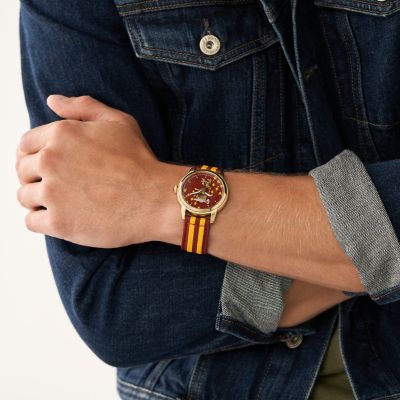 Fossil Limited Edition Harry Potter™ Three-Hand Gryffindor™ Nylon Watch