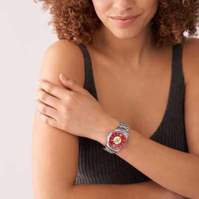 Fossil The Flash™ Three-Hand Stainless Steel Watch