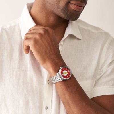Fossil The Flash™ Three-Hand Stainless Steel Watch