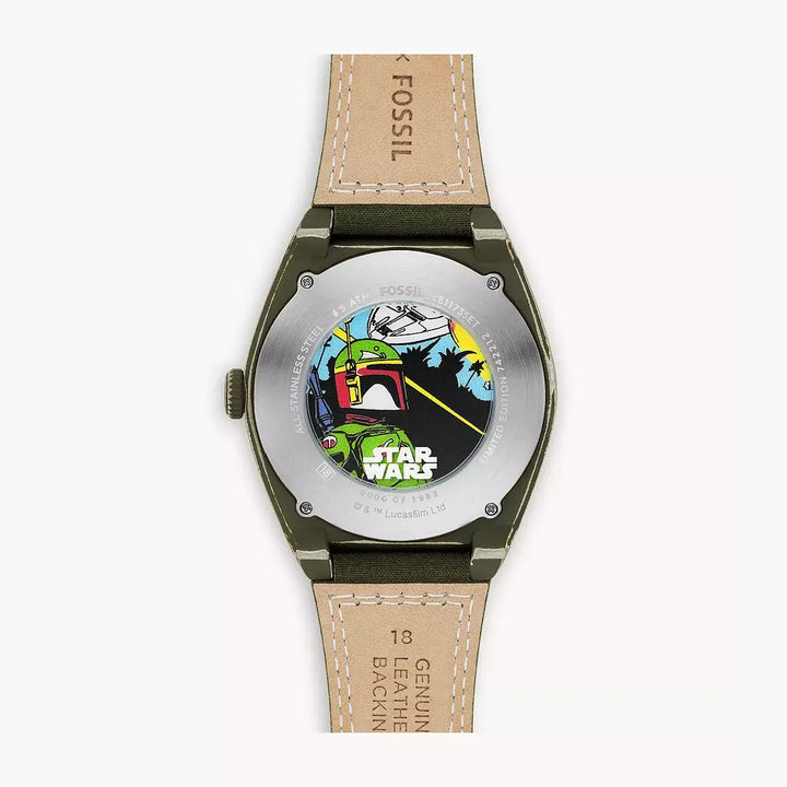Fossil Limited Edition Star Wars™ Boba Fett™ Automatic Ventile Strap Watch