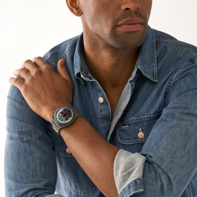 Fossil Limited Edition Star Wars™ Boba Fett™ Automatic Ventile Strap Watch