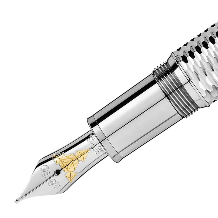 Montblanc Meisterstück Geometry Solitaire LeGrand Fountain Pen MB118097