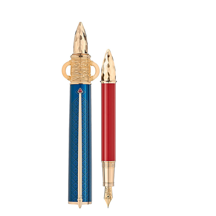 Montblanc Fountain Pen Patron of Art Homage to Moctezuma I Limited Edition 4810 MB125482M