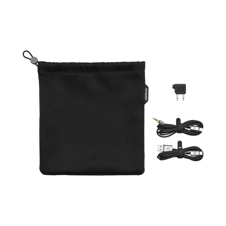 Montblanc Black Travel Set for Montblanc MB 01 Headphones MB127820