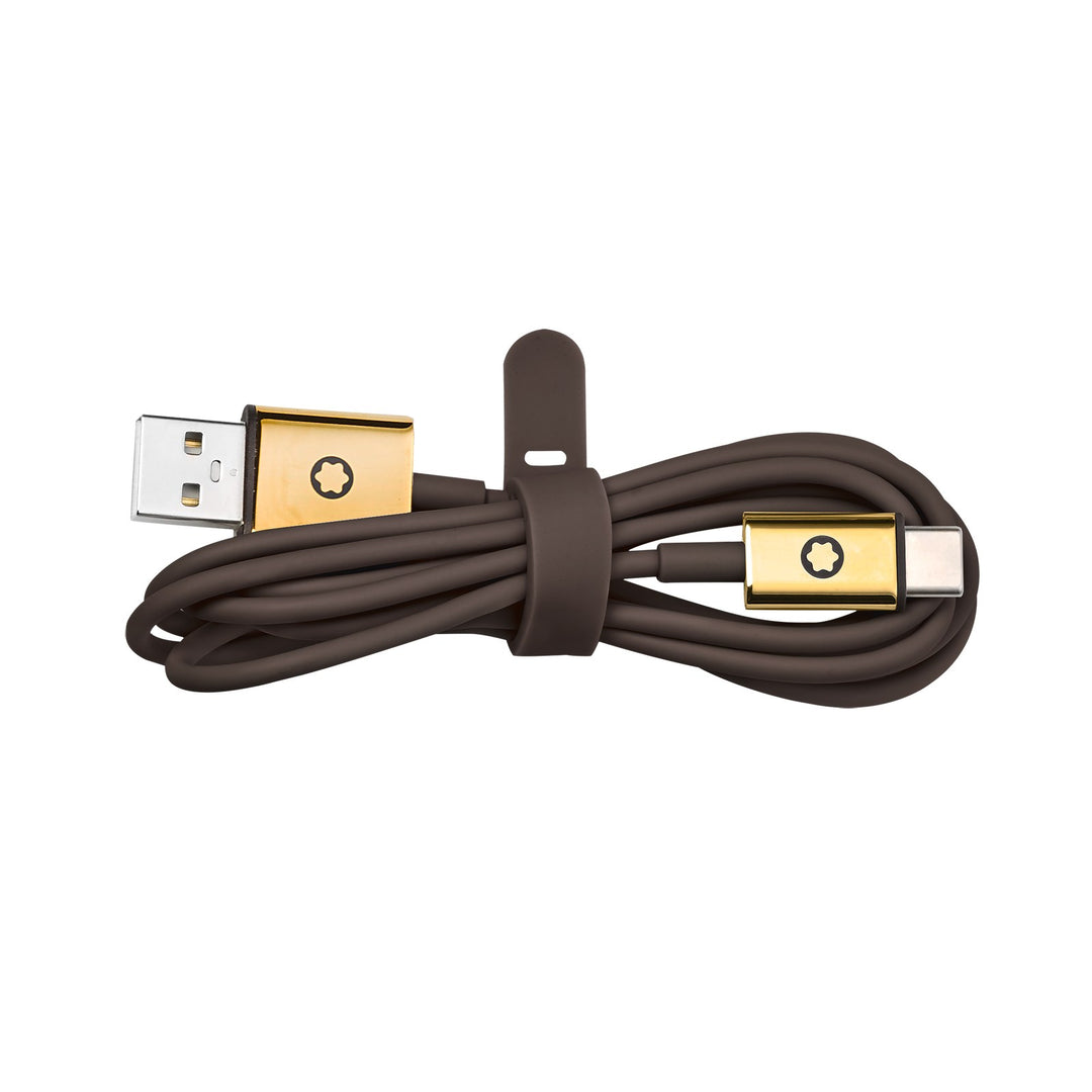 Montblanc Brown Travel Set for Montblanc MB 01 Headphones MB127822