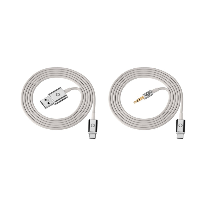 Montblanc Gray Cable Set for Montblanc MB 01 Headphones MB127824