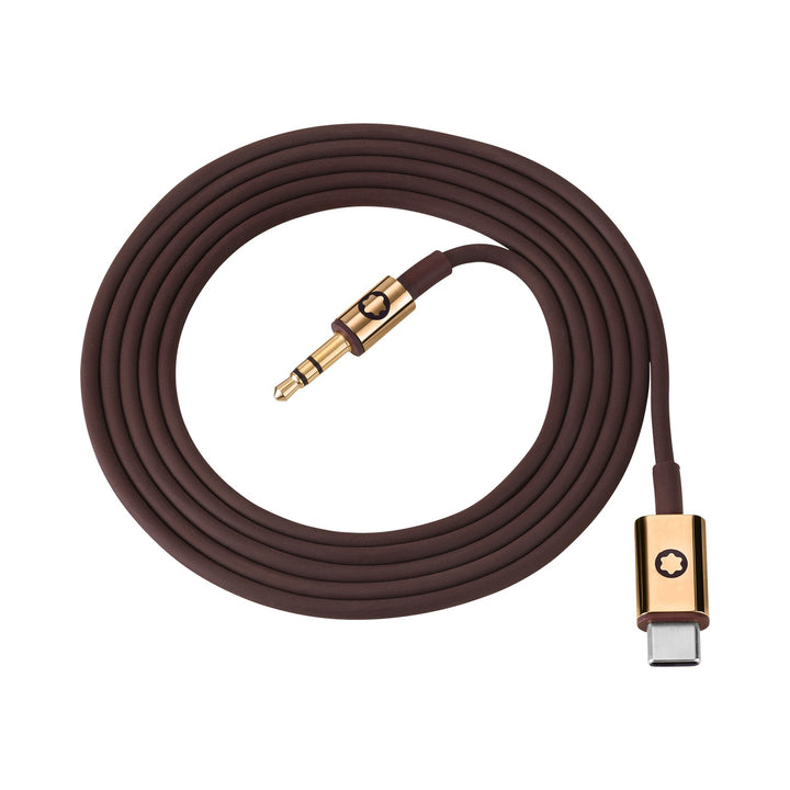 Montblanc Brown Cable Set for Montblanc MB 01 Headphones MB127825
