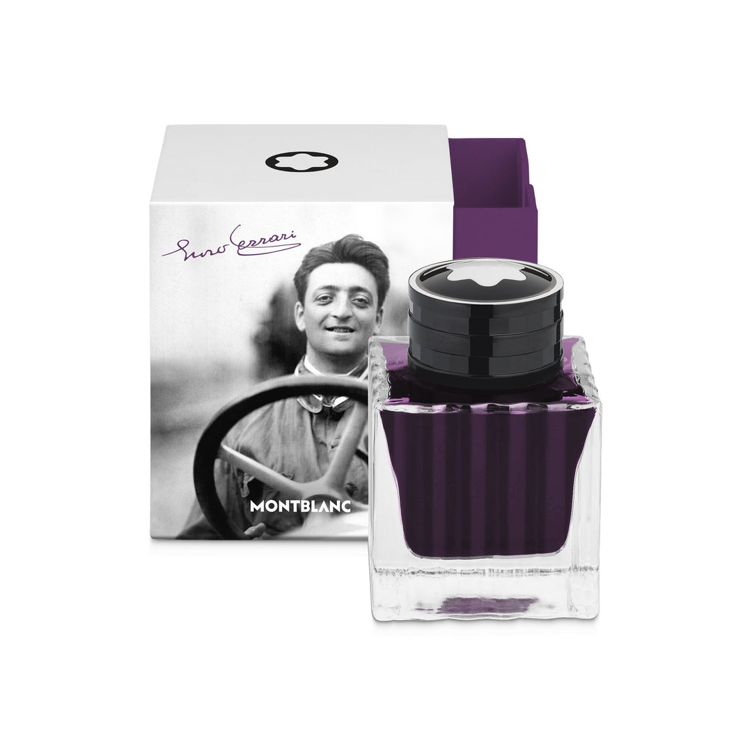 Montblanc Ink Bottle, Great Characters Homage to Enzo Ferrari, Purple - 50ml MB128080