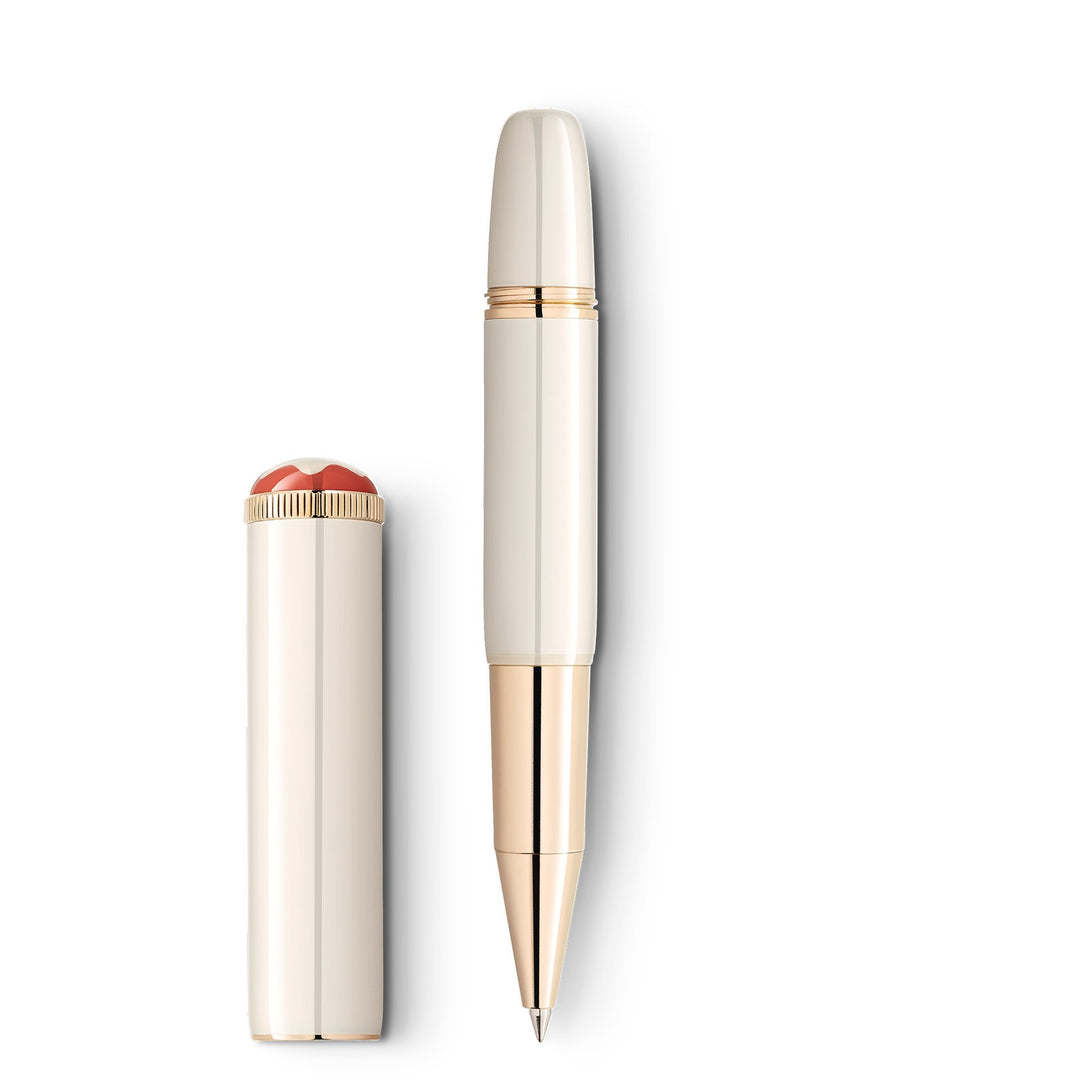 Montblanc Heritage Rouge et Noir "Baby" Special Edition Ivory -colored Rollerball MB128122