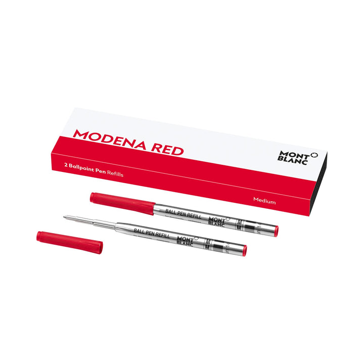 Montblanc 2 Ballpoint Refills, Modena Red - Medium MB128216