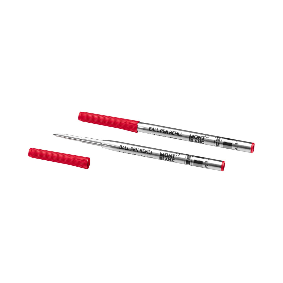 Montblanc 2 Ballpoint Refills, Modena Red - Medium MB128216