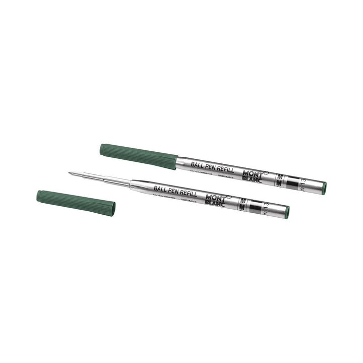 Montblanc 2 Ballpoint Refills, Irish Green - Medium MB128217