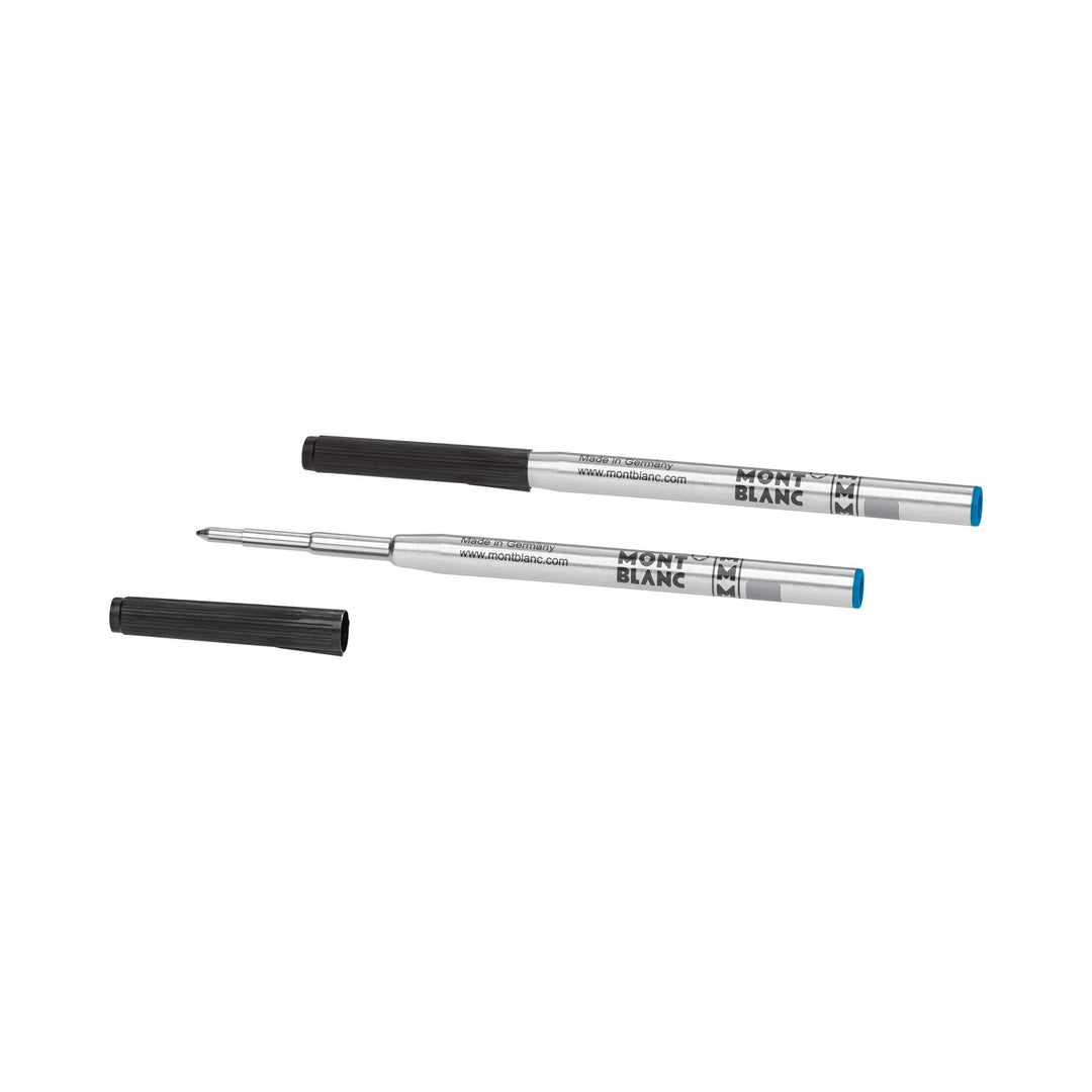 Montblanc 2 Ballpoint Refills, Barbados Blue - Medium MB128219