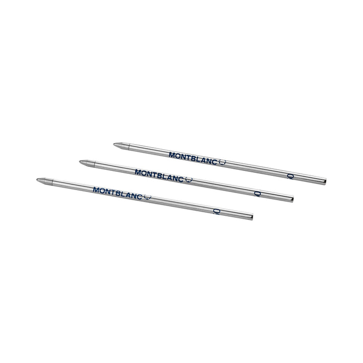 Montblanc 3 Ballpoint Small Refills, Royal Blue - Medium MB128223