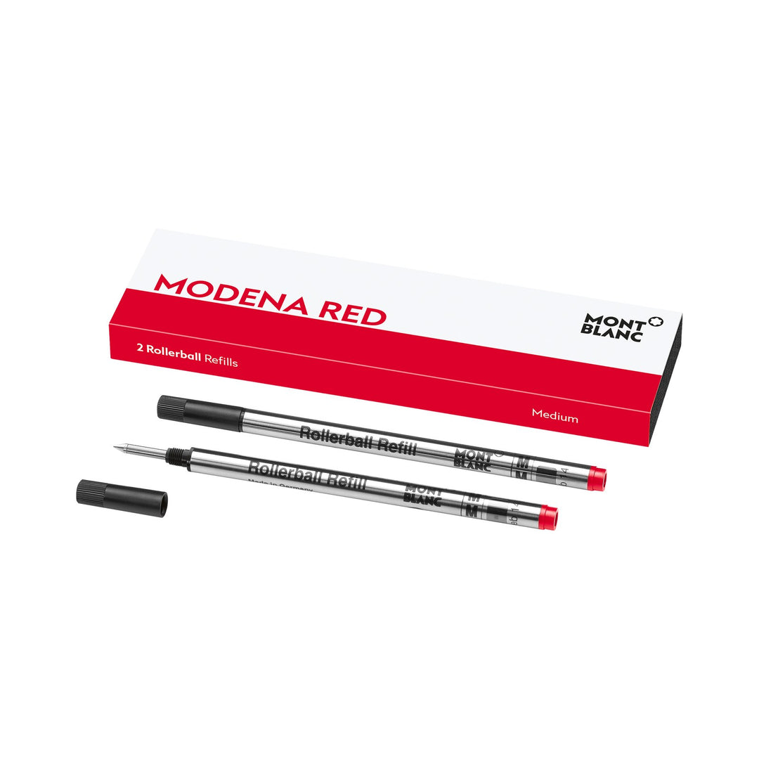 Montblanc 2 Rollerball Refills, Modena Red - Medium MB128234