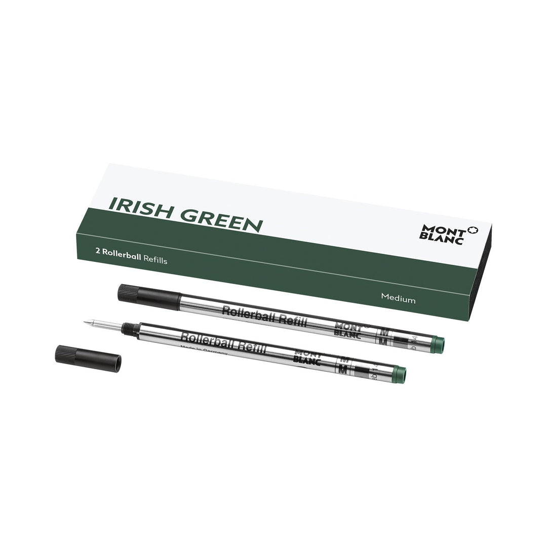 Montblanc 2 Rollerball Refills, Irish Green - Medium MB128235