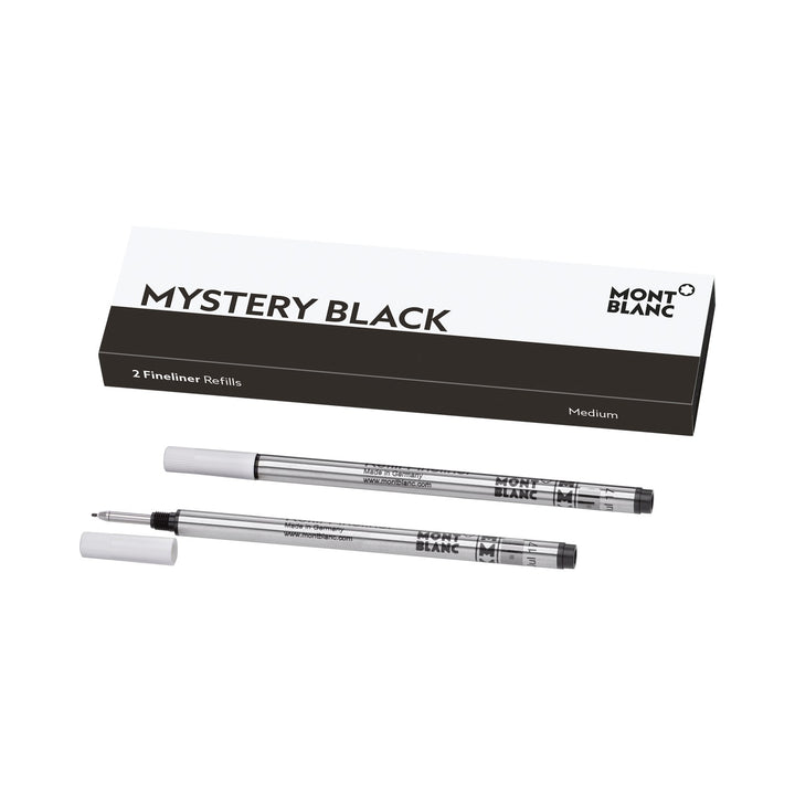 Montblanc 2 Fineliner Refills, Mystery Black - Broad MB128247
