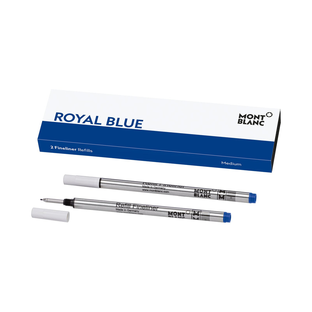 Montblanc 2 Fineliner Refills, Royal Blue - Medium MB128248