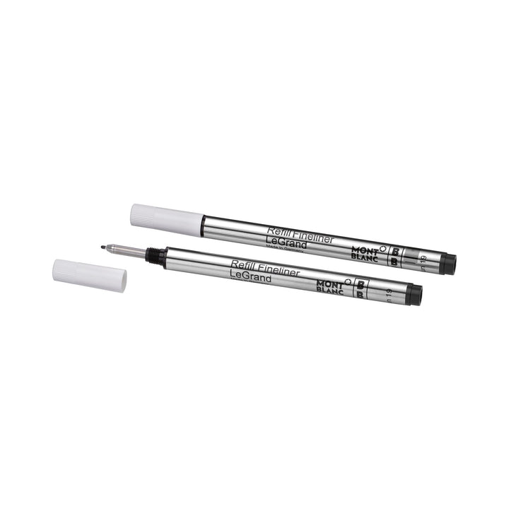 Montblanc 2 Fineliner LeGrand Refills, Mystery Black - Broad MB128250