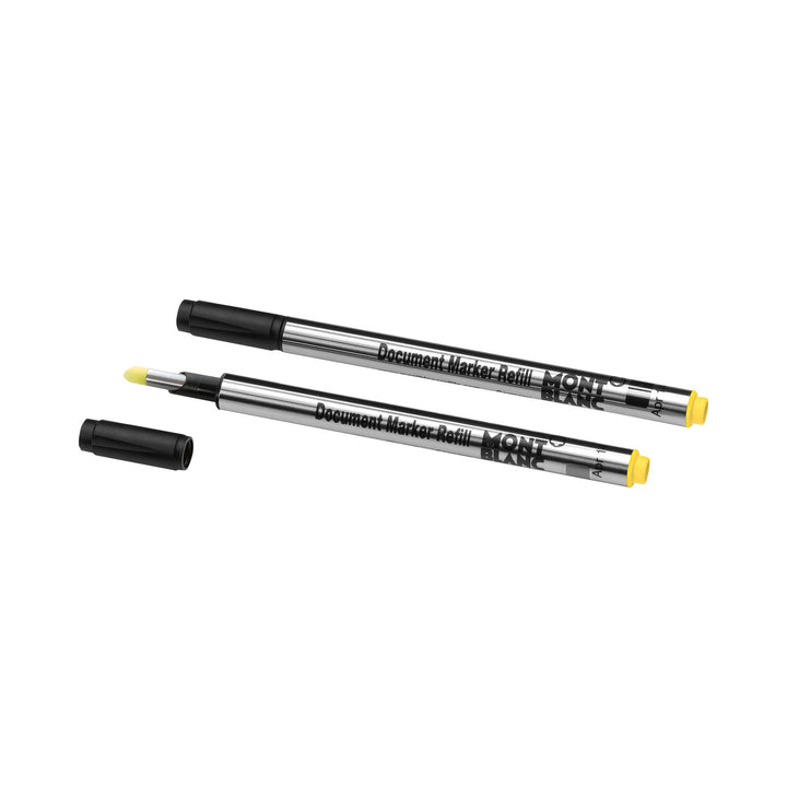 Montblanc 2 Document Marker Refills, Luminous Yellow MB128252