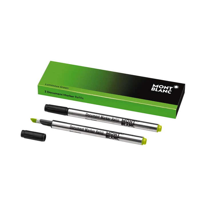 Montblanc 2 Document Marker Refills, Luminous Green MB128253