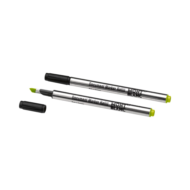 Montblanc 2 Document Marker Refills, Luminous Green MB128253