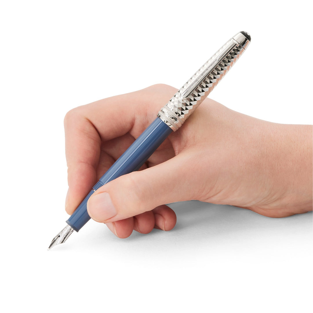 Montblanc Meisterstück Glacier Doué Fountain Pen (F) MB129402