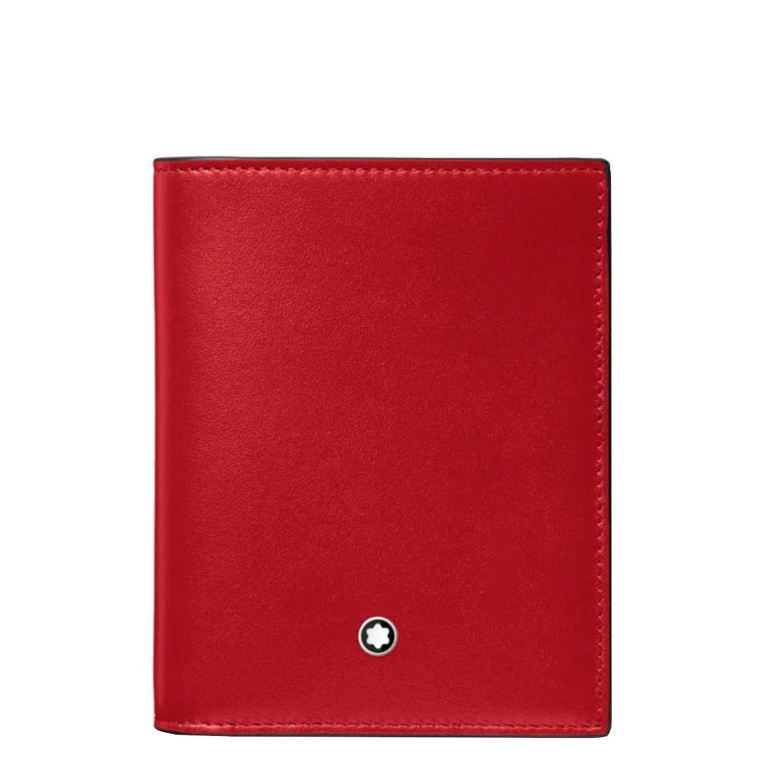 Montblanc Meisterstück Compact Wallet 6cc Red MB129679