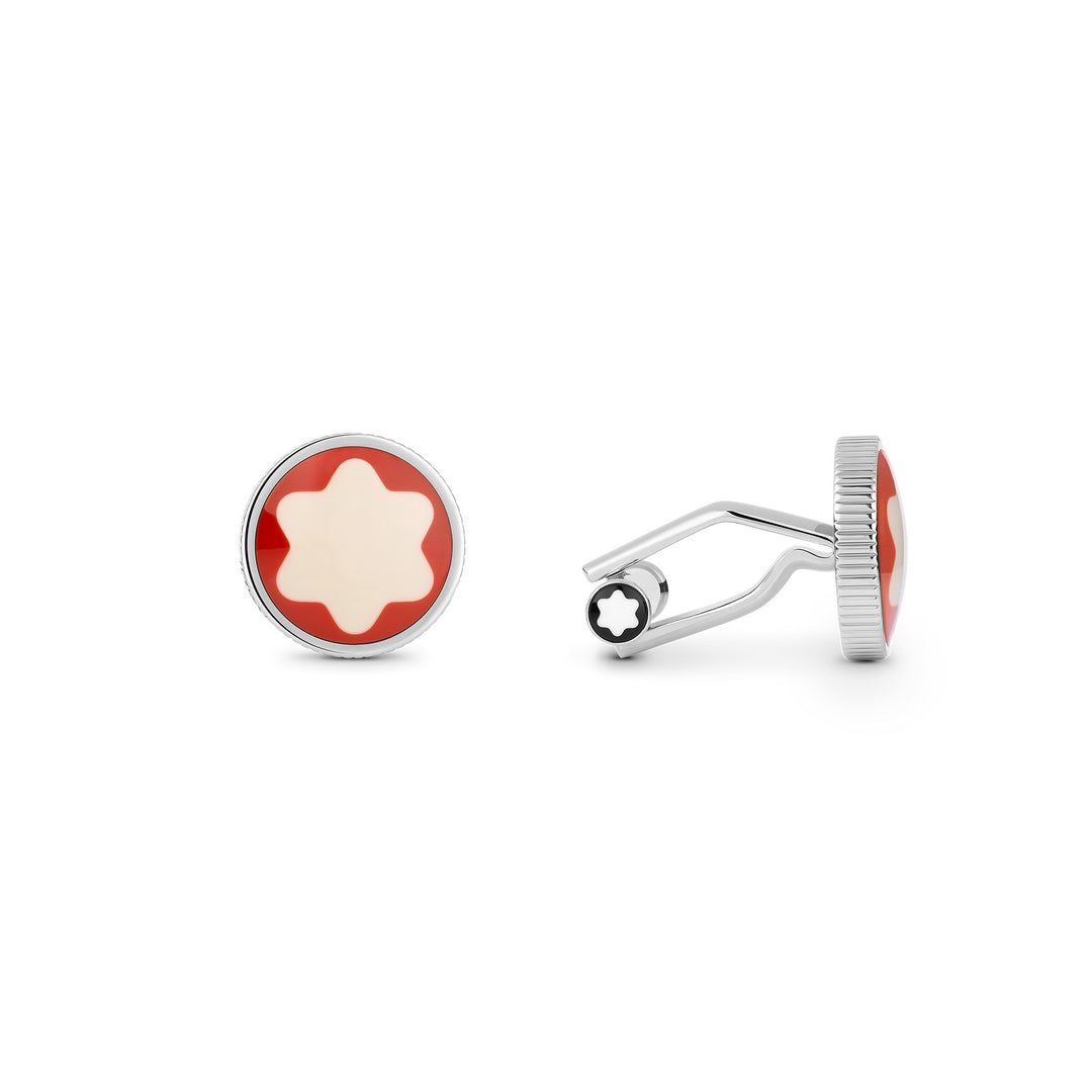 Montblanc Cufflinks Heritage Rouge et Noir MB129956