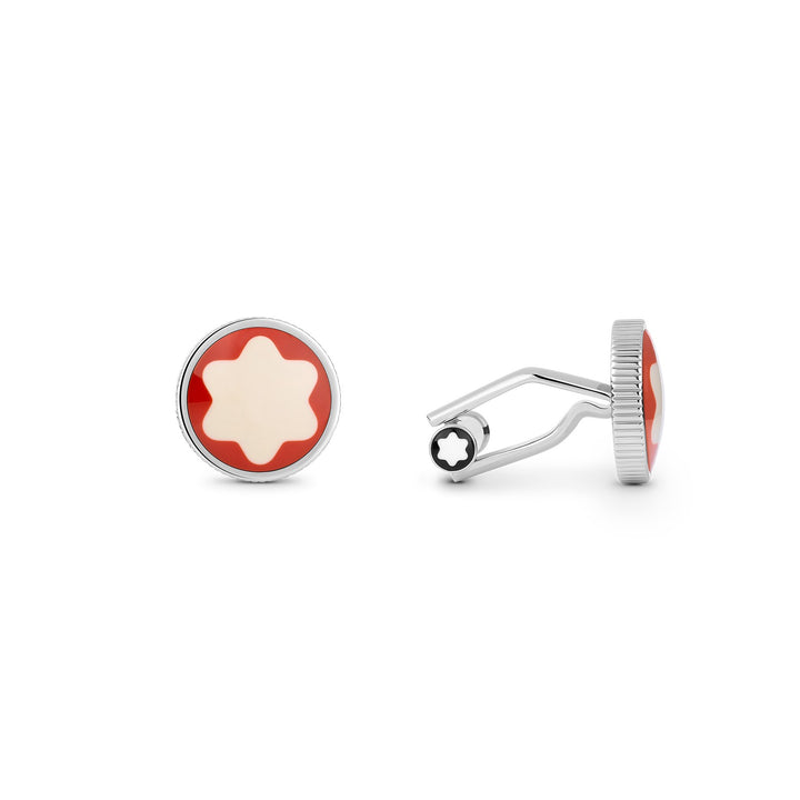 Montblanc Cufflinks Heritage Rouge et Noir MB129956