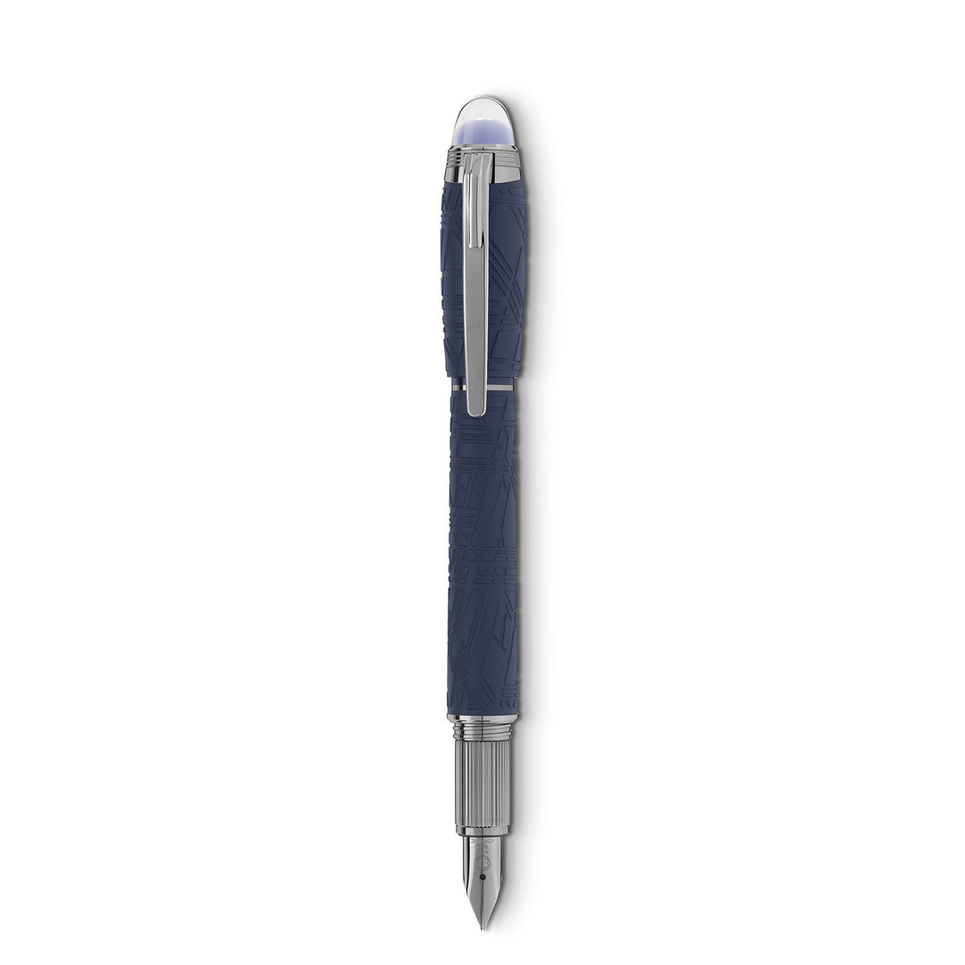 Montblanc StarWalker SpaceBlue Precious Resin Fountain Pen MB130211